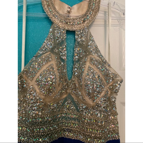 Royal Blue Prom Dress - Picture 2 of 3